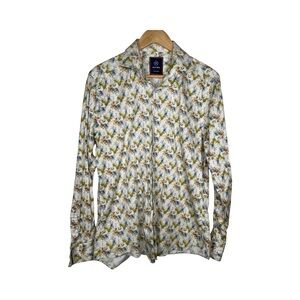 Jack Wills Floral MENS XL Pure Cotton LONG SLEEVE Shirt 058